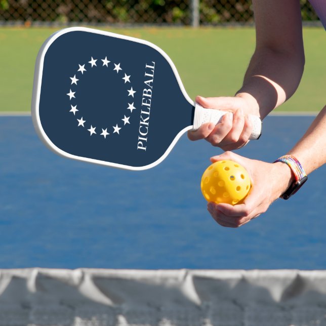 Pickleball Lightning Bolt Custom Colour Paddle (Insitu)