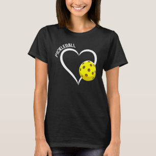 Pickleball Love Heart T-Shirt