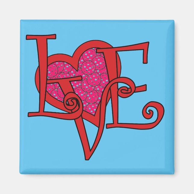 Pickleball Love Magnet (Front)