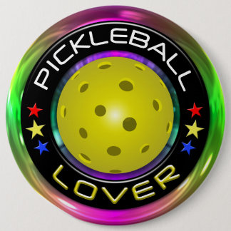 Pickleball Lover 1 Options 6 Cm Round Badge