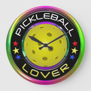 Pickleball Lover 1 Options Large Clock