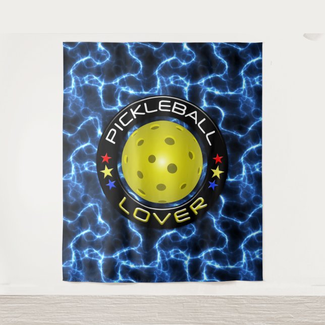 Pickleball Lover 1 Options Tapestry (Front)