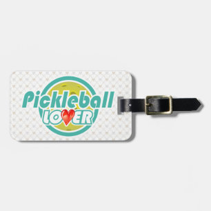 Pickleball Lover 2&2B Luggage Tags Options