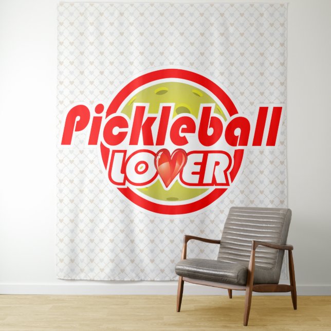 Pickleball Lover 2A-2B Options Tapestry (In Situ)