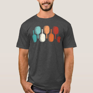 Pickleball Lover Retro Paddle Sport Pickleball Men T-Shirt
