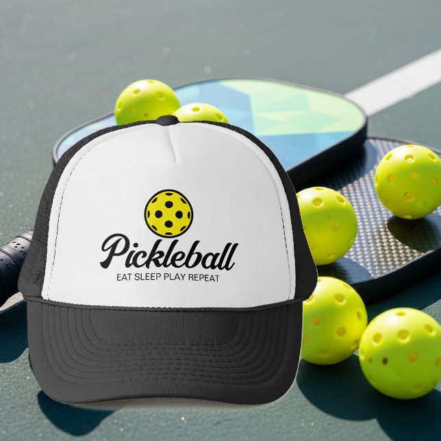 Pickleball lover trucker hat for enthusiasts (pickleball hat)