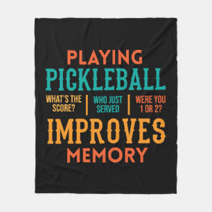 Pickleball Lovers Apparel Fleece Blanket