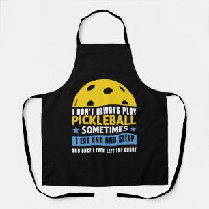 Pickleball Lovers Funny Pickleball       Apron