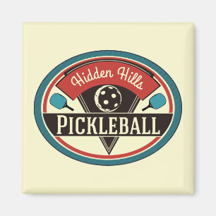 Pickleball Magnet - Vintage Design