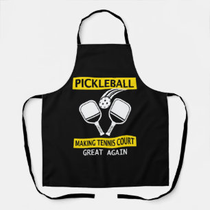 Pickleball Making Tennis Court Great Again   Apron