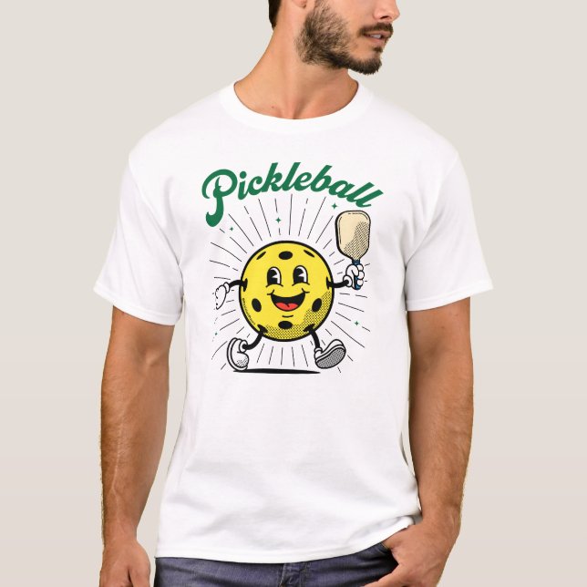 PICKLEBALL MASCOT by PickleballPlayerz T-Shirt (Front)