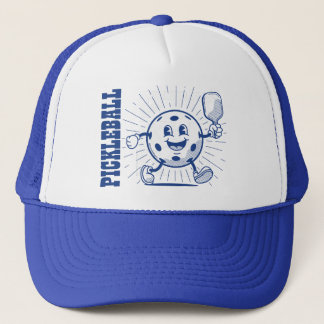 PICKLEBALL MASCOT TRUCKER HAT