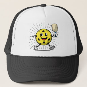 PICKLEBALL MASCOT TRUCKER HAT