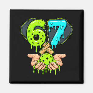 Pickleball meme dink hard stay out of the kitchen magnet