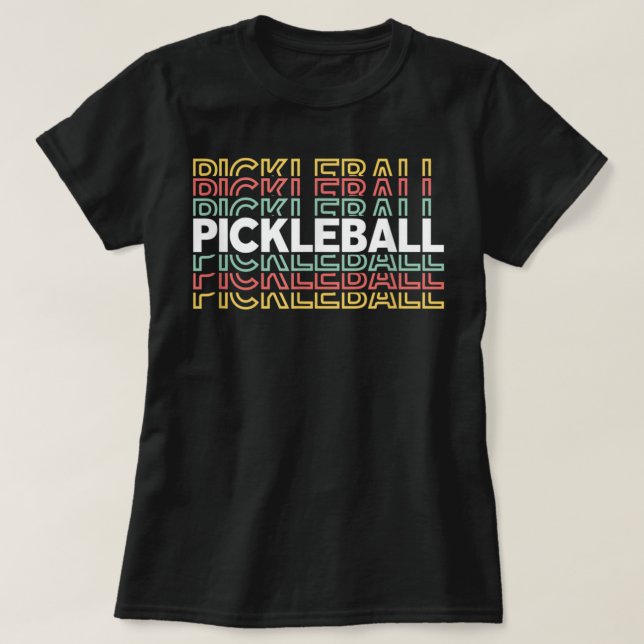 Pickleball Men & Women Pickler Player 747 T-Shirt (Design Front)