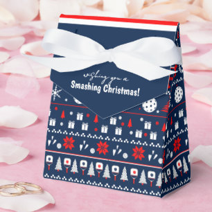 Pickleball Merriment - navy blue  Favour Box