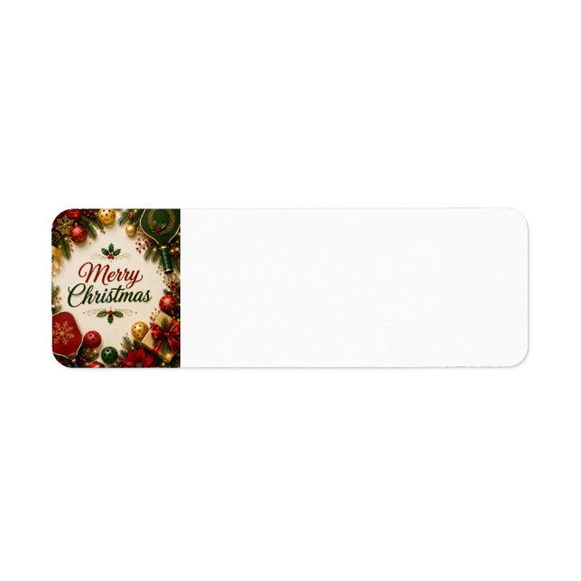 Pickleball Merry Christmas  (Front)