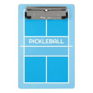 Pickleball mini clipboard for player and coach