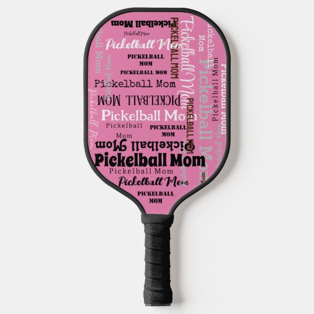 Pickleball MOM MOTHER Mothers Day Gift Golf Sports Pickleball Paddle (Front)