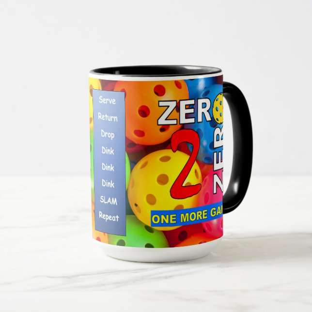 Pickleball Mug (Front Right)