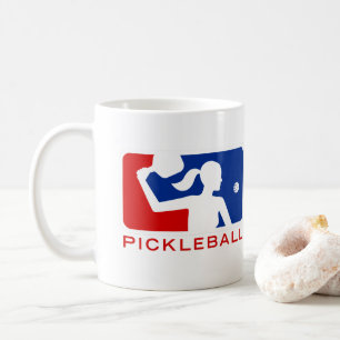 Pickleball Mug: Major League Women (Red/Blue) Coffee Mug