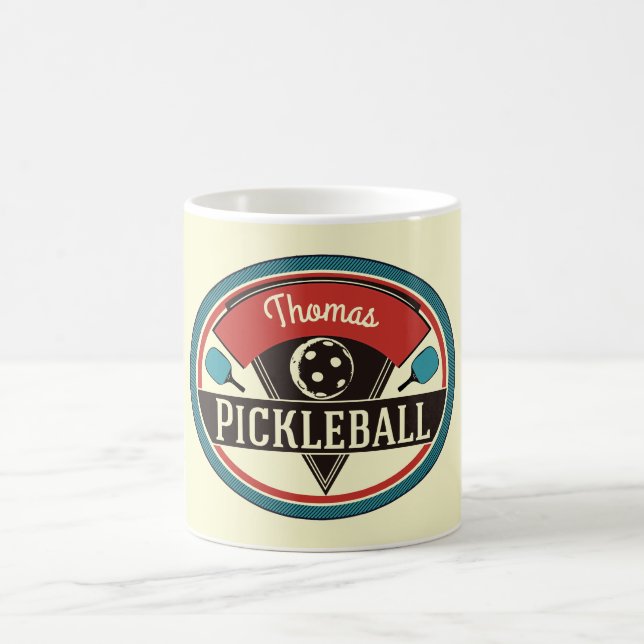Pickleball Mug - Vintage Design (Center)