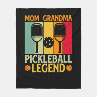 Pickleball Mum 4 Fleece Blanket