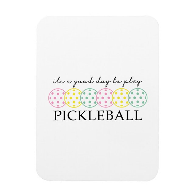 Pickleball Mum Player Paddle Sport Magnet (Vertical)