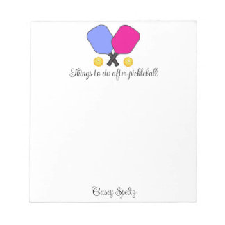 Pickleball Notepad