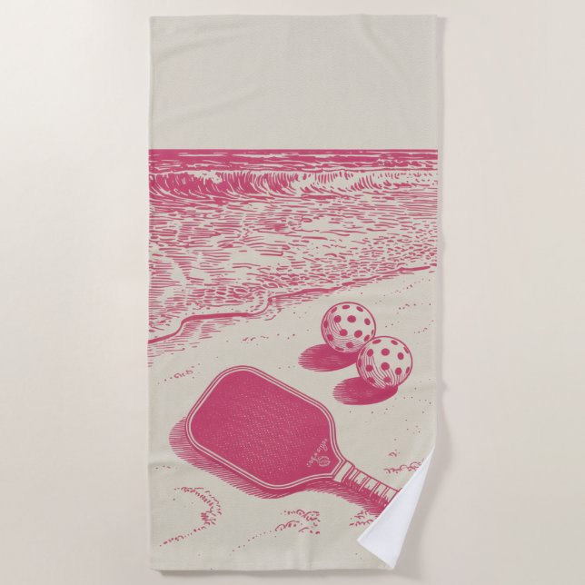 Pickleball ONIX Paddle Beach Towel Horizon View (Front)