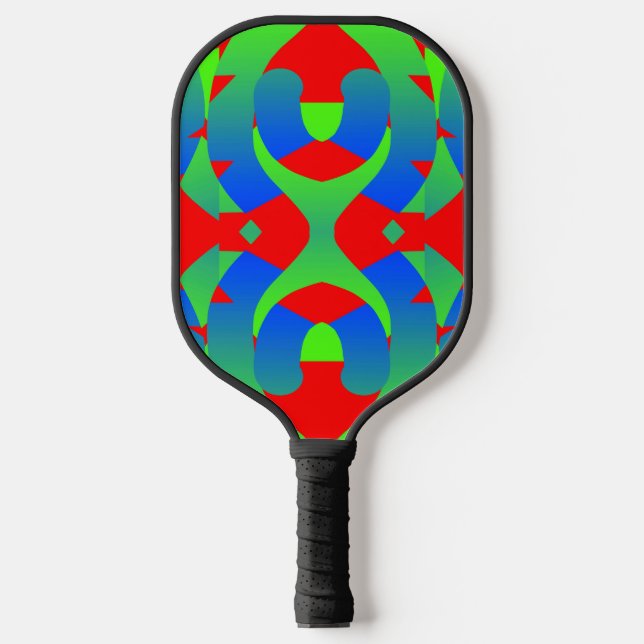 Pickleball Paddle, A classic multicolor design  Paddle (Front)