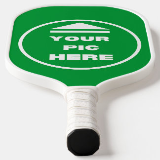 Pickleball Paddle - Add Your Image - White