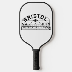 Pickleball Paddle Bristol Sign 1-side design