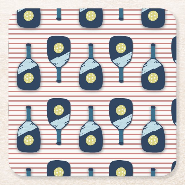 Pickleball Paddle Coasters (Front)