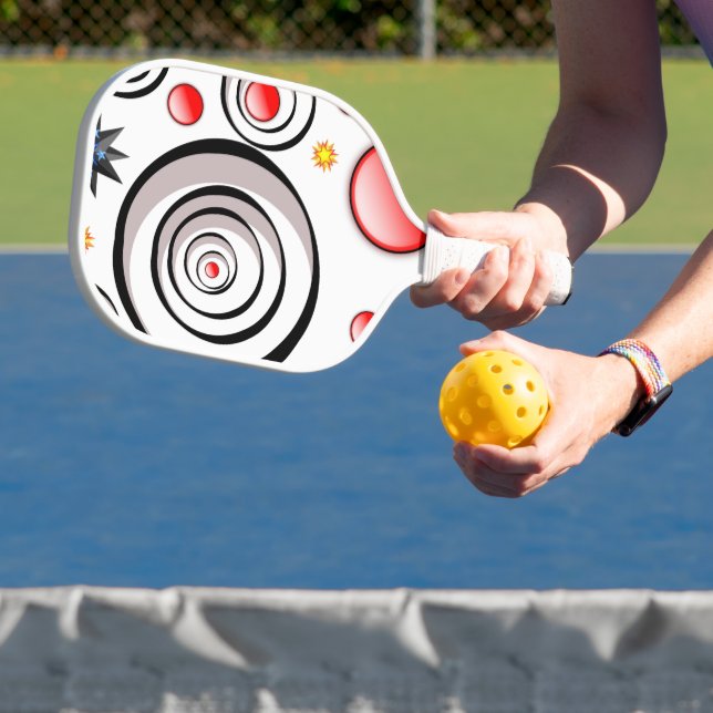 Pickleball Paddle Cute Abstract  (Insitu)