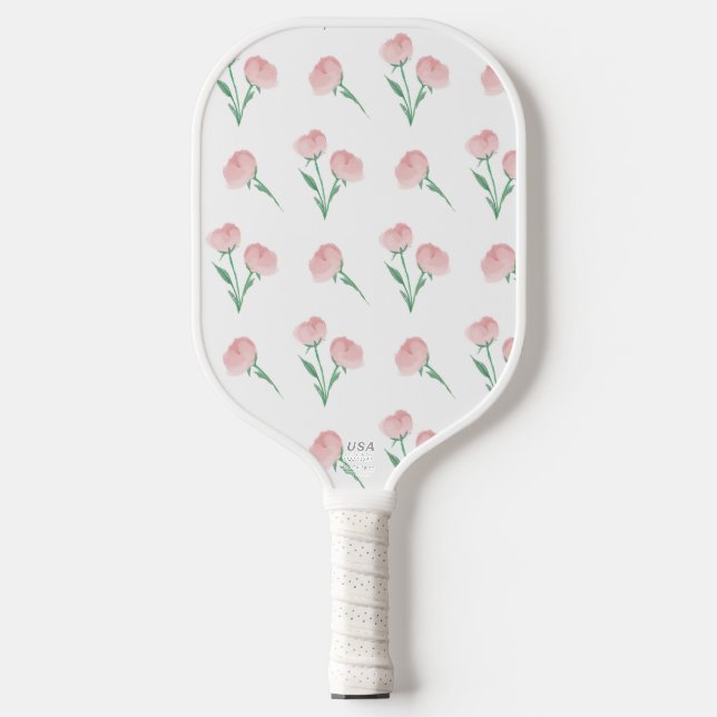 Pickleball Paddle in Peonies Please (Front)