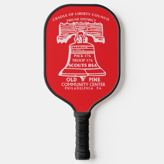 Pickleball Paddle - Red (Front)