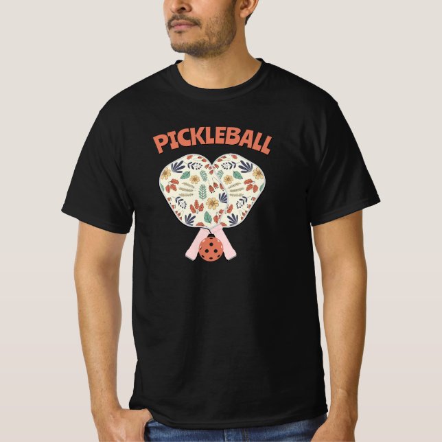 Pickleball Paddle Shirt – Funny Floral Gift (Front)