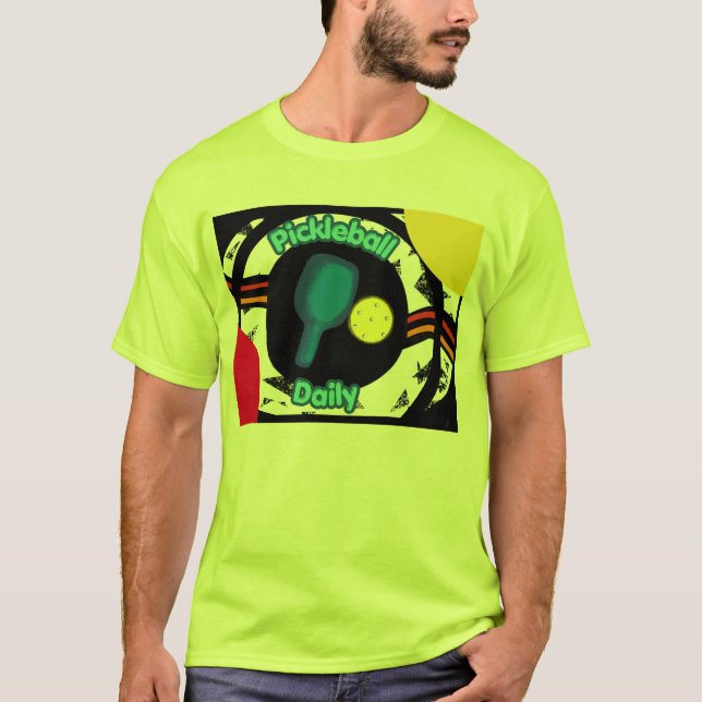 Pickleball paddle tee gift (Front)