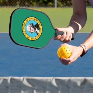 Pickleball Paddle, Washington State flag Pickleball Paddle