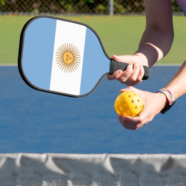 Pickleball Paddle with flag of Argentina (Insitu)
