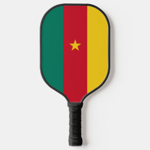 Pickleball Paddle with flag of Cameroon