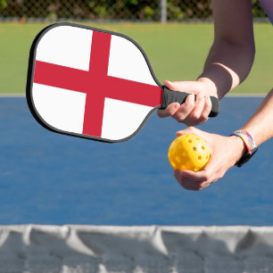 Pickleball Paddle with flag of England