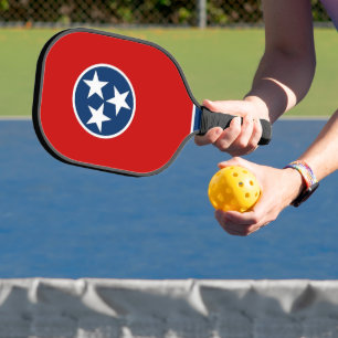 Pickleball Paddle with flag of Tennessee, USA