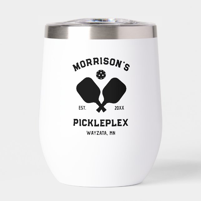 Pickleball Paddles Custom Text Home Court  (Front)