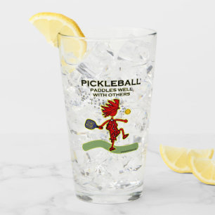 Pickleball Paddles Well With Others Glass