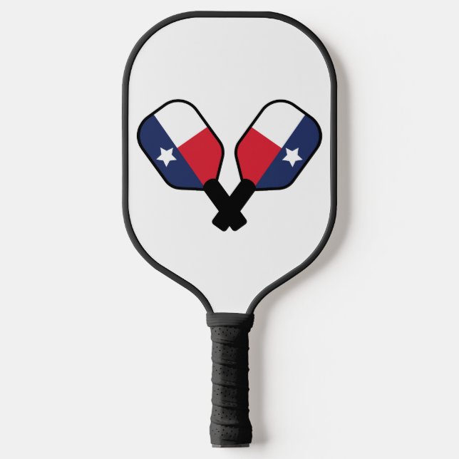 Pickleball Paddles with Texas Flag (Front)