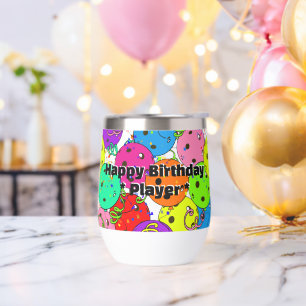 Pickleball Party Confetti and Pickleball Balloons