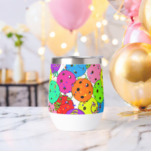 Pickleball Party Confetti and Pickleball Balloons