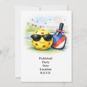 Pickleball Party Invitation